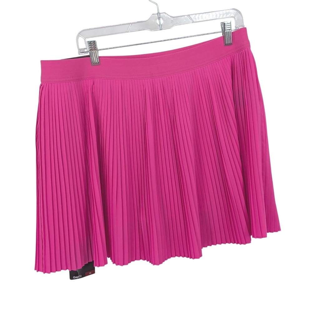 GapFit Pleated Skort Women XL Pink Activewear Tennis Golf Athletic Mini Skirt